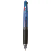 Golyóstoll, 0,25 mm, nyomógombos, négyszínű, PILOT "Feed GP4", kék test