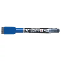 Táblamarker, törlőkupakkal, 1,3 mm, EF, kúpos, PILOT "V-Board Master S", kék