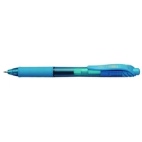 Zseléstoll, 0,35 mm, nyomógombos, PENTEL "EnerGelX BL107", világoskék