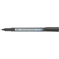 Tűfilc, 0,4 mm, PENTEL "Pointliner", fekete