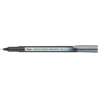 Tűfilc, 0,4 mm, PENTEL "Pointliner", szürke