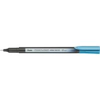 Tűfilc, 0,4 mm, PENTEL "Pointliner", türkizkék