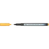 Tűfilc, 0,4 mm, PENTEL "Pointliner", okkersárga