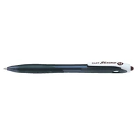 Golyóstoll, 0,18 mm, nyomógombos, PILOT "Rexgrip EF", fekete