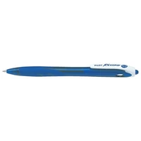 Golyóstoll, 0,22 mm, nyomógombos, PILOT "Rexgrip", kék