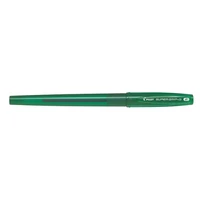 Golyóstoll, 0,22 mm, kupakos, PILOT "Super Grip G", zöld