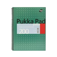 Spirálfüzet, A4 + , kockás, 100 lap, PUKKA PAD, "Metallic Jotta"
