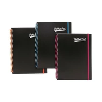 Spirálfüzet, A4 + , vonalas, 100 lap, PUKKA PAD, "Neon notepad"