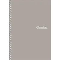 Spirálfüzet, A5, kockás, 80 lap, PP borító, SHKOLYARYK "Genius", vegyes
