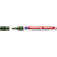 Alkoholos marker, 1,5-3 mm, kúpos, EDDING "3000", olívazöld