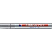 Lakkmarker, 2-4 mm, EDDING "750", ezüst