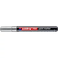 Lakkmarker, 1-2 mm, EDDING "791", ezüst