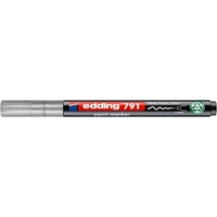 Lakkmarker, 1-2 mm, PCR, EDDING "791", ezüst
