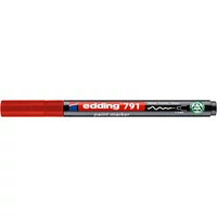Lakkmarker, 1-2 mm, PCR, EDDING "791", piros