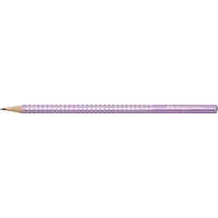 Grafitceruza, B, háromszögletű, FABER-CASTELL "Sparkle", metál lila