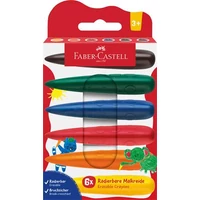 Zsírkréta készlet, FABER-CASTELL, 6 különböző szín