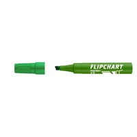 Flipchart marker, 1-4 mm, vágott, ICO "Artip 12 ", zöld