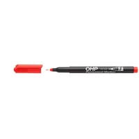 Alkoholos marker, OHP, 0,5 mm, F, ICO, piros