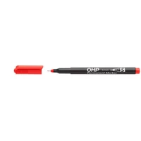 Alkoholos marker, OHP, 0,3 mm, S, ICO, piros