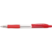 Golyóstoll, 0,7 mm, nyomógombos, PENAC "CCH-3", piros