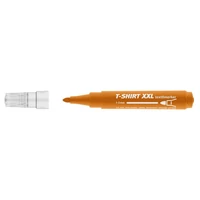 Textilmarker, 1-3 mm, kúpos, ICO "XXL T-Shirt", barna