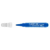 Textilmarker, 1-3 mm, kúpos, ICO "XXL T-Shirt", kék