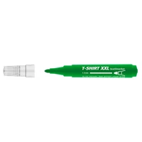 Textilmarker, 1-3 mm, kúpos, ICO "XXL T-Shirt", zöld