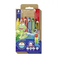 Színes ceruza készlet, grafitceruzával, hegyezővel,  STAEDTLER "Noris® junior 140", 5 + 1 különböző szín