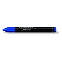 Jelölőkréta, mindenre író, vízálló (omnigraph), STAEDTLER "Lumocolor 236", kék