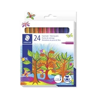 Filctoll készlet, 1 mm, STAEDTLER "325", 24 különböző szín