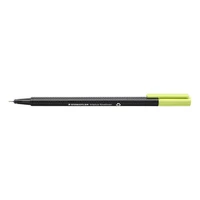 Tűfilc, 0,3 mm, STAEDTLER "Triplus 334", limezöld