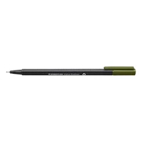 Tűfilc, 0,3 mm, STAEDTLER "Triplus 334", olivazöld