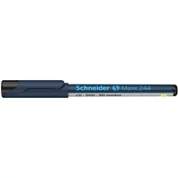 Alkoholos marker, CD / DVD, 0,7 mm, SCHNEIDER "Maxx 244", fekete