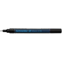 Lakkmarker, 0,8 mm, SCHNEIDER "Maxx 278", fekete