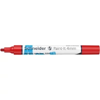 Dekormarker, akril, 4 mm, SCHNEIDER "Paint-It 320", piros