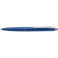 Golyóstoll, 0,5 mm, nyomógombos, SCHNEIDER "Office", kék