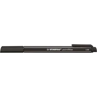 Filctoll, 0,8 mm, STABILO "Point Max", fekete