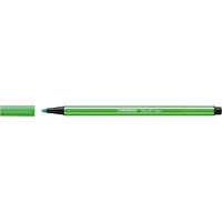 Filctoll, 1 mm, STABILO "Pen 68", neon zöld