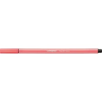 Filctoll, 1 mm, STABILO "Pen 68", neon piros