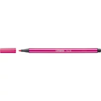 Filctoll, 1 mm, STABILO "Pen 68", neon rózsaszín