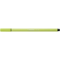 Filctoll, 1 mm, STABILO "Pen 68", limezöld
