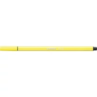 Filctoll, 1 mm, STABILO "Pen 68", citromsárga