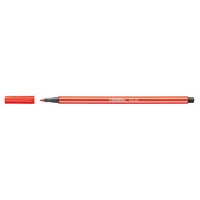 Filctoll, 1 mm, STABILO "Pen 68", világos piros