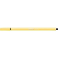 Filctoll, 1 mm, STABILO "Pen 68", sárga