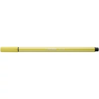 Filctoll, 1 mm, STABILO "Pen 68", mustár