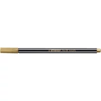 Filctoll, 1,4 mm, STABILO "Pen 68 metallic", arany