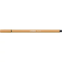 Filctoll, 1 mm, STABILO "Pen 68", sötétokker