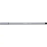 Filctoll, 1 mm, STABILO "Pen 68", közép szürke