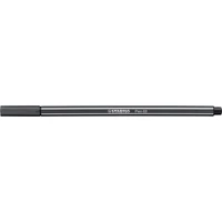 Filctoll, 1 mm, STABILO "Pen 68", mély szürke