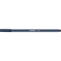 Filctoll, 1 mm, STABILO "Pen 68", éj szürke